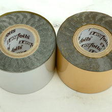 Load image into Gallery viewer, ITW Foils Hot stamp foil(Matte Gold, Matte Silver) Foil Stamped for vegetable leather, Leather Craft tools MLT-P0000DCM