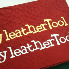 Load image into Gallery viewer, ITW Foils Hot stamp foil(Matte Gold, Matte Silver) Foil Stamped for vegetable leather, Leather Craft tools MLT-P0000DCM