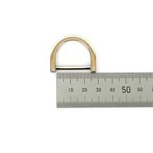 Load image into Gallery viewer, 20, 25mm Morden D-Ring (Metal) Inside Diameter, D-Ring,color: Gold,Silver, Silver matte, Antique matte- Leather craft tools MLT- P00000UJ