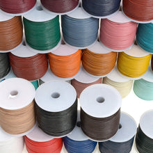 Load image into Gallery viewer, Round Oil Genuine leather Cord 2mm - 1meter, staight color leather cord, bracelet items, leather supplies MLT- P0000DGZ