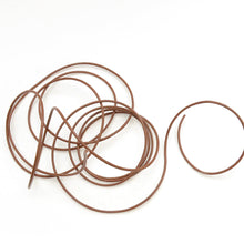 Load image into Gallery viewer, Round Oil Genuine leather Cord 2mm - 1meter, staight color leather cord, bracelet items, leather supplies MLT- P0000DGZ