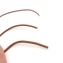 Load image into Gallery viewer, Round Oil Genuine leather Cord 2mm - 1meter, staight color leather cord, bracelet items, leather supplies MLT- P0000DGZ
