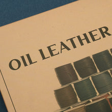 Load image into Gallery viewer, Round Oil Genuine swatch book leather Cord  leather supplies MLT- P0000DKO