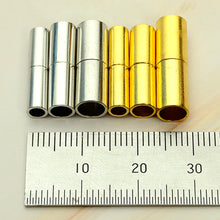 Load image into Gallery viewer, Magnetic Bracelet Clasp, Flat Ornament, Leather Cord, DIY Jewelry Making Craft tools MLT- P0000DKS