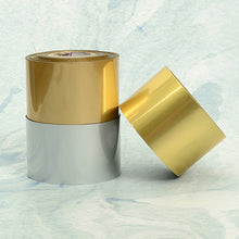 Load image into Gallery viewer, ITW Foils Hot stamp foil(Matte Gold, Matte Silver) Foil Stamped for vegetable leather, Leather Craft tools MLT-P0000DCM