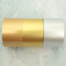 Load image into Gallery viewer, ITW Foils Hot stamp foil(Matte Gold, Matte Silver) Foil Stamped for vegetable leather, Leather Craft tools MLT-P0000DCM