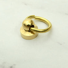 Load image into Gallery viewer, O-ring Button Studs Solid Brass, 5pcs -1set Anti rust Leather craft tools MLT-P0000DKY