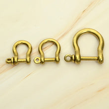 Load image into Gallery viewer, Solid Brass Shackle making keyring Leather craft tools MLT-P0000DLA