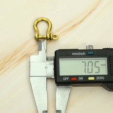 Load image into Gallery viewer, Solid Brass Shackle making keyring Leather craft tools MLT-P0000DLA