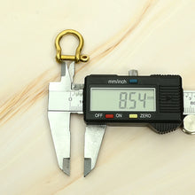 Load image into Gallery viewer, Solid Brass Shackle making keyring Leather craft tools MLT-P0000DLA