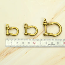 Load image into Gallery viewer, Solid Brass Shackle making keyring Leather craft tools MLT-P0000DLA