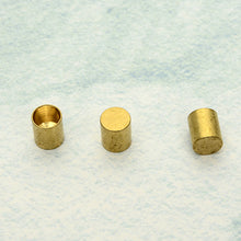 Load image into Gallery viewer, Leather cord (Strap) Tab Brass Version 10 pcs, Leather craft tools MLT-P0000DLD