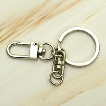 Load image into Gallery viewer, Key Ring 5pcs with 1 set Making Accessories Silver Color Car Key Chain Accessories Bag Pendant,Leather craft tools MLT-P0000DLM