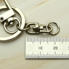 Load image into Gallery viewer, Key Ring 5pcs with 1 set Making Accessories Silver Color Car Key Chain Accessories Bag Pendant,Leather craft tools MLT-P0000DLM
