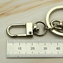 Load image into Gallery viewer, Key Ring 5pcs with 1 set Making Accessories Silver Color Car Key Chain Accessories Bag Pendant,Leather craft tools MLT-P0000DLM