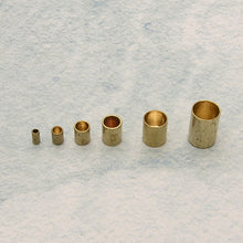 Load image into Gallery viewer, Leather cord (Strap) Tab Brass Version 10 pcs, Leather craft tools MLT-P0000DLD