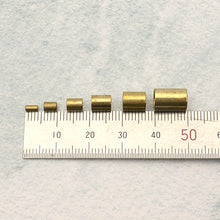 Load image into Gallery viewer, Leather cord (Strap) Tab Brass Version 10 pcs, Leather craft tools MLT-P0000DLD