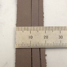 Load image into Gallery viewer, genuine leather cowhide flat leather strap 3,5,10mm leather strap 1meter bag necklace mask strap key ring leather craft MLT- P0000DLT
