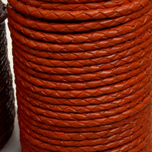 Load image into Gallery viewer, Twisted genuine Leather Strap Braided Bolo leather Cord - 1meter, bracelet items, leather supplies MLT- P0000DOJ