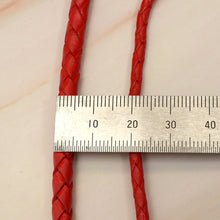 Load image into Gallery viewer, Twisted genuine Leather Strap Braided Bolo leather Cord - 1meter, bracelet items, leather supplies MLT- P0000DOJ