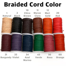 Load image into Gallery viewer, Twisted genuine Leather Strap Braided Bolo leather Cord - 1meter, bracelet items, leather supplies MLT- P0000DOJ