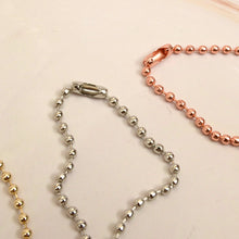 Load image into Gallery viewer, Ball Chain for Military Dog Tag 12cm 2.5mm(10 Pieces), Leather craft tools MLT- P0000DPF