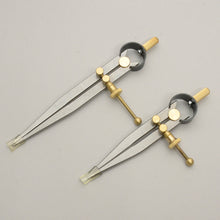 Load image into Gallery viewer, Brass wheel Dividers, Compass for leather divide. Leather Craft Tool -MLT- P0000DGX