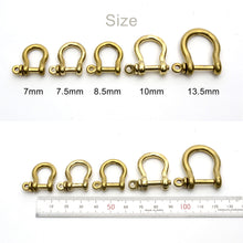 Load image into Gallery viewer, Solid Brass Shackle making keyring Leather craft tools MLT-P0000DLA