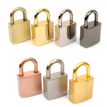 Load image into Gallery viewer, Lock and Key(ver.3-Round Key), Working Lock , Mini Lock, Small Padlock, Padlock, Padlock and Key Leather craft tools MLT-P0000BWK