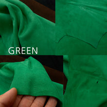 Load image into Gallery viewer, GOATSKIN Suede Leather 4~5 sq ft, Finished Goatskin Leather (NOT Cutting size,4~5 sq ft overall) Leather crafting MLT- P0000DQT