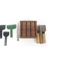 Load image into Gallery viewer, Tool Rack for knife, Wooden Design tool Organizer for your design stamps,Leather Craft Tool -MLT-P0000BRW