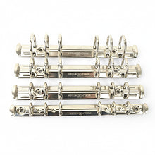 Load image into Gallery viewer, B6 Book Binder – 6-Ring, Silver Leather Craft Tool (20R~35R) MLT- P0000BIU