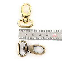 Load image into Gallery viewer, Round Swivel Clips -15mm(0.59") Plated Metal, Leather craft tools, for 15mm straps,Bag Making Suppliers MLT- P0000BHX