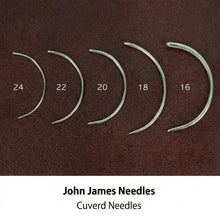 Load image into Gallery viewer, John James Needles - Cuverd, Saddlers' Harness needles in paper envelope. Leather Hand Sewing Needles. JOHN JAMES -MLT-P0000BAO