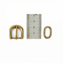 Load image into Gallery viewer, Buckle and ring, DIY Bycycle rear bag Hardware set Leathert craft tools, MLT-P00000BP