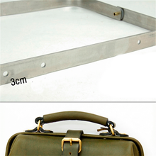Load image into Gallery viewer, Metal Doctor Bag Frame: Internal Dulles Bag Hardware (21cm~38cm) Leather craft tool MLT-P00000ID