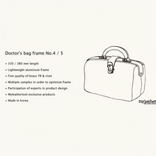 Load image into Gallery viewer, Internal Dulles frame,(27cm~38cm-4 size of frame), Aluminium doctor bag frame, Leather craft tool-MLT- P00000MQ