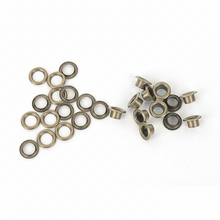 Load image into Gallery viewer, Brass eyelet (No. 1,2,3) - Gold, Silver, Antique , washable. Leather craft tools. MLT-P00000SA
