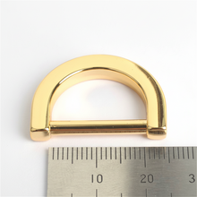 Load image into Gallery viewer, 20, 25mm Morden D-Ring (Metal) Inside Diameter, D-Ring,color: Gold,Silver, Silver matte, Antique matte- Leather craft tools MLT- P00000UJ