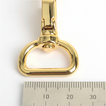Load image into Gallery viewer, 20mm Swivel Lobster Clasps: Plated Metal Bag Straps, Leathercraft Tool P00000UK