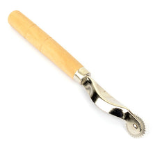 Load image into Gallery viewer, Wood Handle Stitch Marking Spacer, Needle Point Tracing Wheel,Stitching Wheel Tool for Leather craft, leather craft tools MLT-P0000BYT