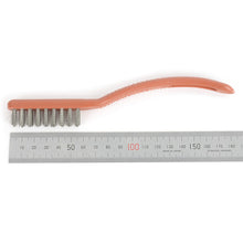 Load image into Gallery viewer, Steel brush-plastic handle, wire brush, clean a wet stone, small brush, leather craft tools MLT-P0000CCX