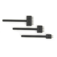 Load image into Gallery viewer, Round punch Chisels (4,6mm), Leather Stitching Prong Chisel Set, 2/6 Chisels-Leather Craft Pricking Iron Tool MLT-P0000CAB