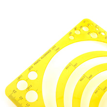 Load image into Gallery viewer, Round & Circle Templet.Circle tool,Round tool, use drawing tools,Leather craft tools MLT-P0000CMG