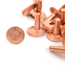 Load image into Gallery viewer, High quality Copper Rivets & Burrs Rivets (9mm/12mm) Leather DIY making asscessories(20set)-MLT-P0000CMK