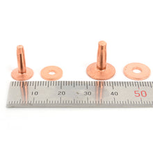 Load image into Gallery viewer, High quality Copper Rivets & Burrs Rivets (9mm/12mm) Leather DIY making asscessories(20set)-MLT-P0000CMK