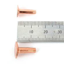 Load image into Gallery viewer, High quality Copper Rivets & Burrs Rivets (9mm/12mm) Leather DIY making asscessories(20set)-MLT-P0000CMK