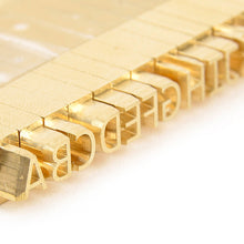 Load image into Gallery viewer, 5.5mm Size-Individual hot stamp (initials) Font: Consolas, (Capital, lowercase, numbers and special symbols) MLT-P0000CMM