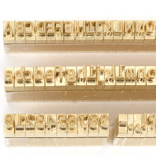 Load image into Gallery viewer, 5.5mm Size-Individual hot stamp (initials) Font: Consolas, (Capital, lowercase, numbers and special symbols) MLT-P0000CMM