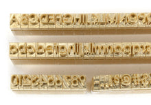 Load image into Gallery viewer, 5.5mm Size-Individual hot stamp (initials) Font:Century Gothic, (Capital, lowercase, numbers and special symbols) MLT-P0000CMN